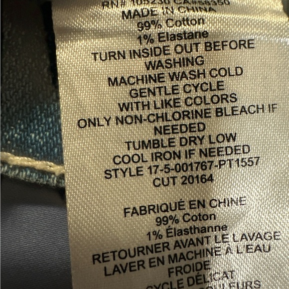 Current/Elliott Blue Distressed Boyfriend Jeans - Picture 16 of 16